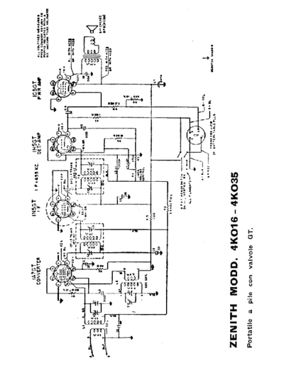 ZENITH Zenith 4K016 4K035  ZENITH Audio Zenith 4K016 4K035.pdf