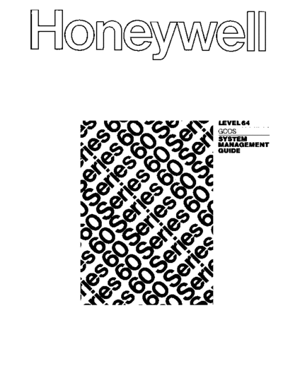 honeywell AQ09-01A sysMgmt Aug79  honeywell series60level64 AQ09-01A_sysMgmt_Aug79.pdf