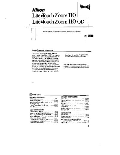 Nikon litetouchzoom110im  Nikon pdf litetouchzoom110im.pdf