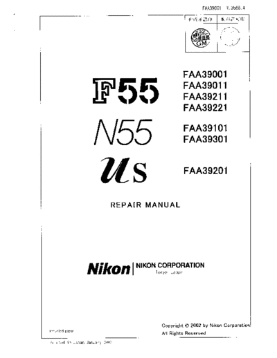 Nikon n55repairmanual  Nikon pdf n55repairmanual.pdf