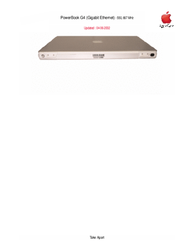 apple powerbook g4 (gigabit ethernet 550 667 mhz) 02-06  apple powerbook powerbook g4 (gigabit ethernet 550 667 mhz) 02-06.pdf