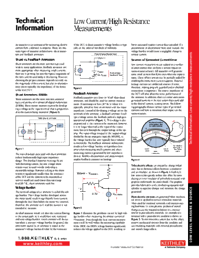 Keithley TechInfo LoI-HiR  Keithley TechInfo_LoI-HiR.pdf