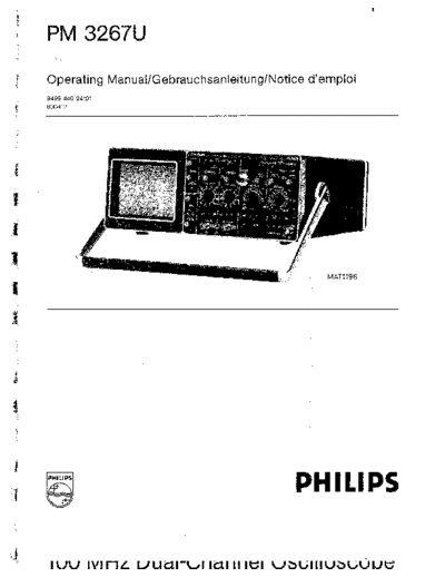 Philips PHILIPS PM 3267U Operating  Philips PHILIPS PM 3267U Operating.pdf