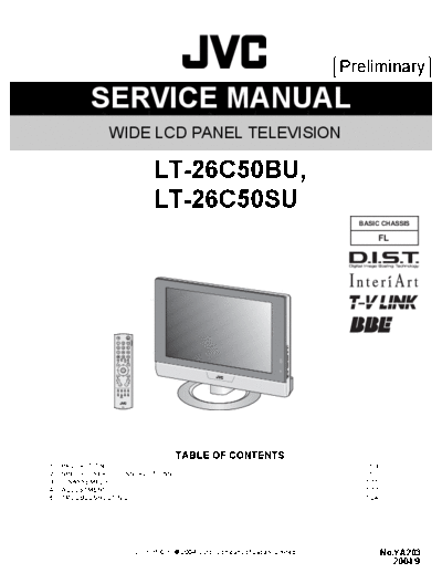JVC JVC FL LT-26C50BU LCD TV [SM]  JVC Monitor JVC_FL_LT-26C50BU_LCD_TV_[SM].pdf
