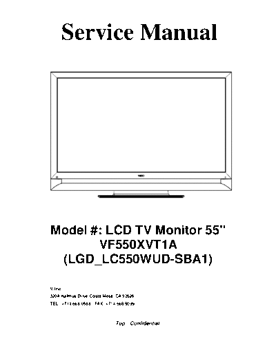 Vizio Vizio VF550XVT1A LGD LC550WUD-SBA1 [SM]  Vizio Vizio_VF550XVT1A_LGD_LC550WUD-SBA1_[SM].pdf