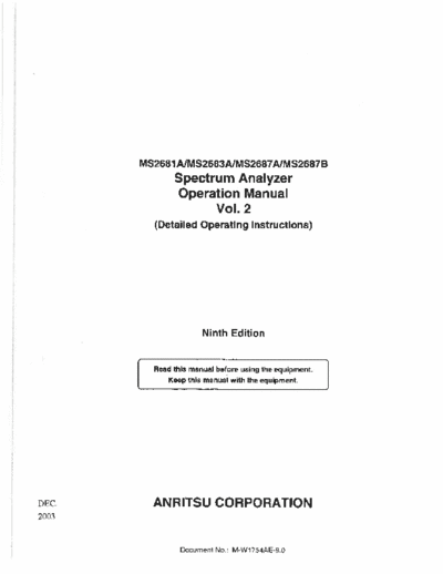 Anritsu MS2681A MS2683A MS2687A MS2687B VOL 2 Ops Manual  Anritsu ANRITSU MS2681A MS2683A MS2687A MS2687B VOL 2 Ops Manual.pdf