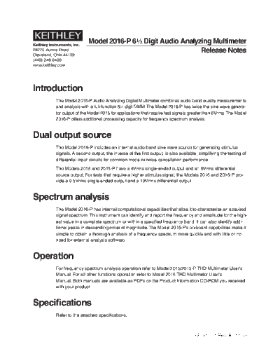 Keithley 2016P-910-01A  Keithley 2016 2016P-910-01A.pdf