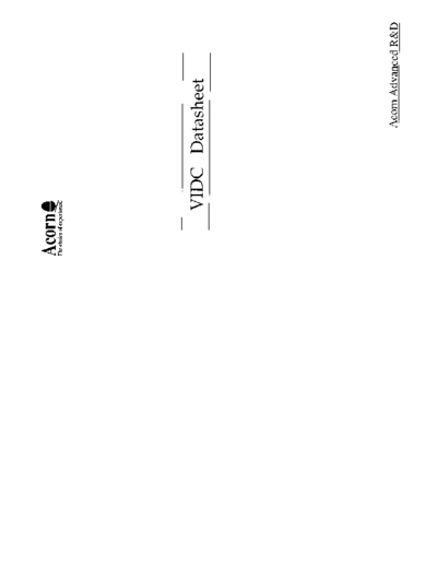 acorn VIDC Datasheet Sep86  acorn VIDC_Datasheet_Sep86.pdf