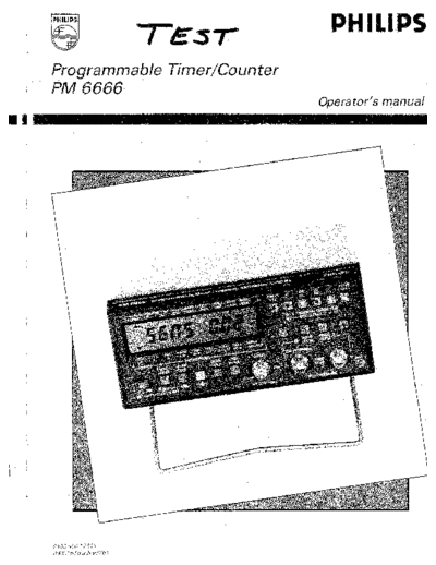 Philips PM 6666 Operator  Philips PHILIPS PM 6666 Operator.pdf