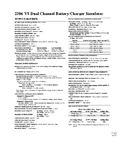 Keithley 2306VS RevB DocSpec  Keithley 2306 2306VS_RevB_DocSpec.pdf