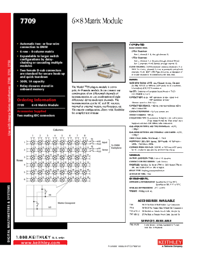 Keithley 7709  Keithley 77xx 7709.pdf