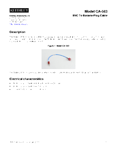 Keithley PA-1048 (A - Dec 2011)(CA-563)  Keithley Cable PA-1048 (A - Dec 2011)(CA-563).pdf