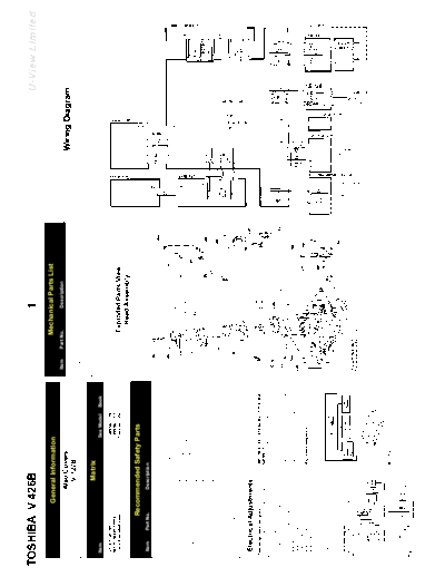 TOSHIBA VCR V426B  TOSHIBA Video V-426B VCR V426B.pdf