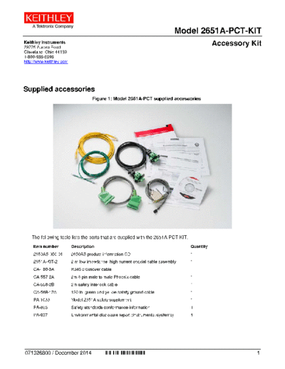 Keithley 071326800 (Dec 2014)(2651A-PCT-KIT)  Keithley 2600 071326800 (Dec 2014)(2651A-PCT-KIT).pdf