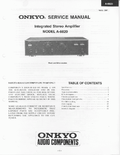 ONKYO hfe onkyo a-8820 service en  ONKYO Audio A-8820 hfe_onkyo_a-8820_service_en.pdf