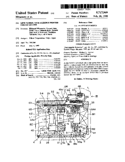 Nikon us5717969  Nikon patents us5717969.pdf