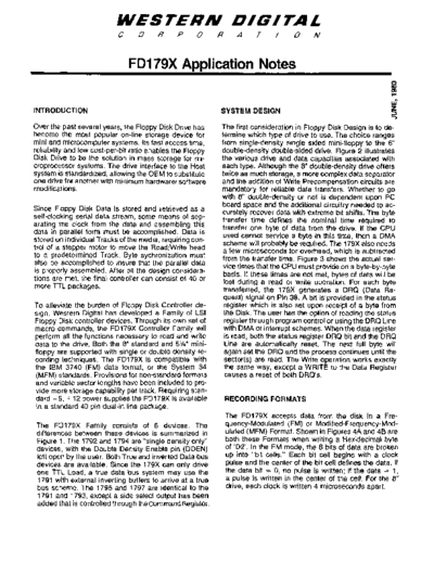 Western Digital FD179X Application Notes Jun80  Western Digital FD179X_Application_Notes_Jun80.pdf