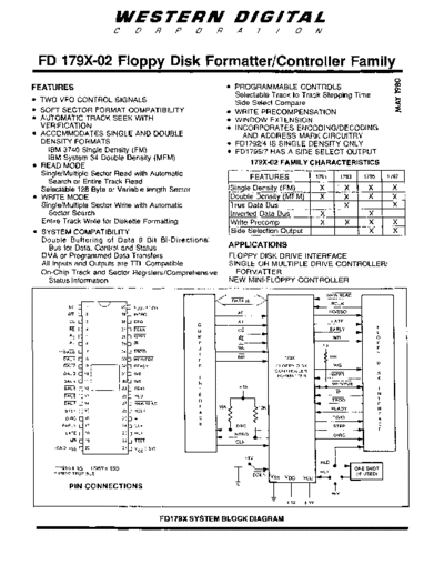 Western Digital FD179X Data Sheets May80  Western Digital FD179X_Data_Sheets_May80.pdf