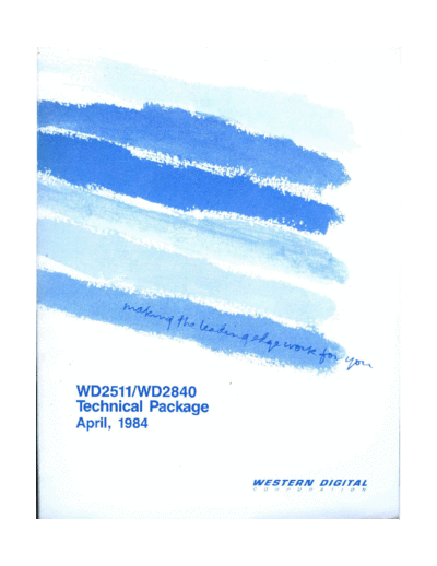 Western Digital WD2511 WD2840 Technical Package Apr84  Western Digital WD2511_WD2840_Technical_Package_Apr84.pdf
