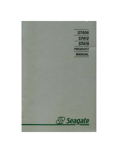 seagate ST406 ST412 ST419 Product Manual Jan84  seagate ST406_ST412_ST419_Product_Manual_Jan84.pdf