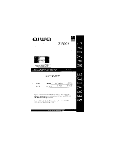 AIWA ZR-997  AIWA Audio ZR-997 ZR-997.pdf