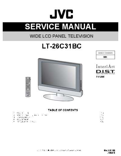 JVC JVC MK LT-26C31BC LCD TV [SM]  JVC Monitor JVC_MK_LT-26C31BC_LCD_TV_[SM].pdf