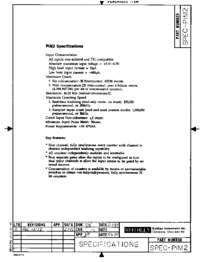 Keithley PIM2 500RevA DocSpec  Keithley 500 PIM2_500RevA_DocSpec.pdf