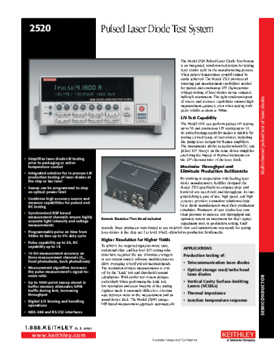 Keithley 2520  Keithley 2520 2520.pdf