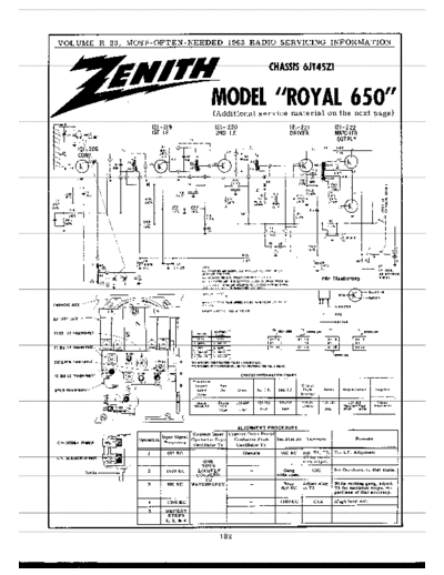 ZENITH royal650  ZENITH Audio Royal 650 royal650.pdf
