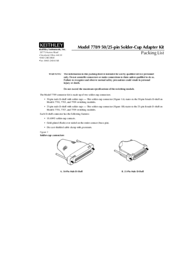 Keithley pa772a(Model7789)  Keithley 77xx pa772a(Model7789).pdf