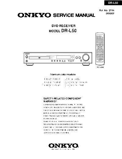 ONKYO hfe onkyo dr-l50 service en  ONKYO Audio DR-L50 hfe_onkyo_dr-l50_service_en.pdf