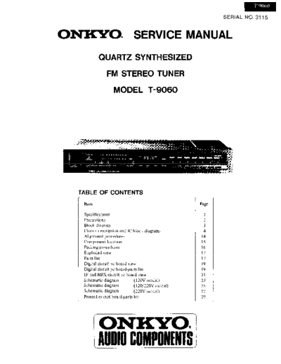 ONKYO hfe onkyo t-9060 service  ONKYO Audio T-9060 hfe_onkyo_t-9060_service.pdf
