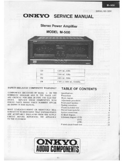 ONKYO hfe   m-508 service full  ONKYO Audio M-508 hfe_onkyo_m-508_service_full.pdf