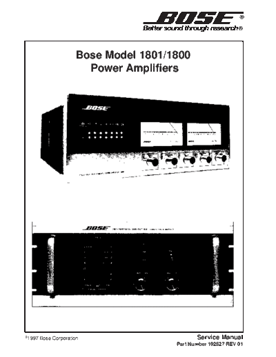 BOSE Bose 1800 service manual  BOSE Audio Bose 1800 Bose_1800_service_manual.pdf