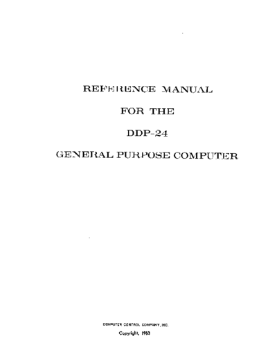 honeywell DDP-24 refMan 1963  honeywell ddp-24 DDP-24_refMan_1963.pdf