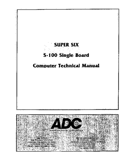Advanced Digital Corp ADC Super-Six  Advanced Digital Corp ADC_Super-Six.pdf