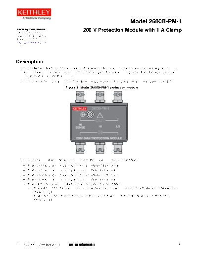 Keithley 071322000 (Oct 2014)(2600B-PM-1)  Keithley 2600 071322000 (Oct 2014)(2600B-PM-1).pdf