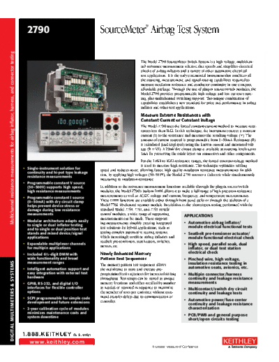 Keithley 2790  Keithley 2790 2790.pdf