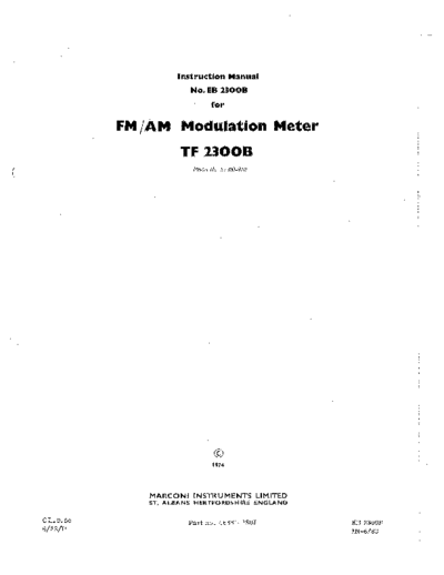 Marconi MARCONI TF2300B Instruction  Marconi MARCONI TF2300B Instruction.pdf