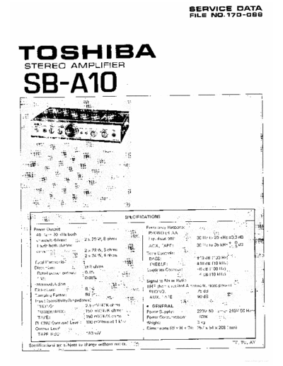 TOSHIBA hfe toshiba sb-a10 service en  TOSHIBA Audio SB-A10 hfe_toshiba_sb-a10_service_en.pdf