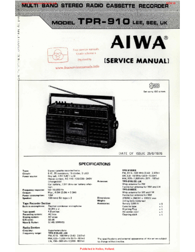 AIWA aiwa tpr-910 sm  AIWA Audio TPR-910 SM aiwa_tpr-910_sm.pdf