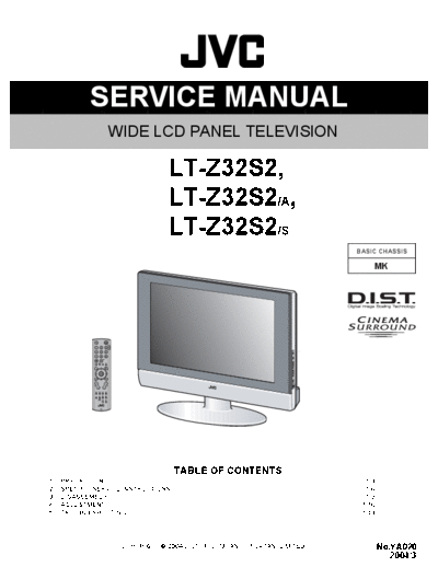 JVC JVC MK LT-Z32S2 LCD TV [SM]  JVC Monitor JVC_MK_LT-Z32S2_LCD_TV_[SM].pdf