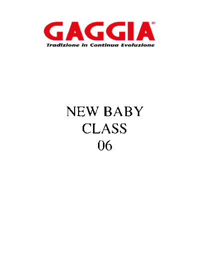 GAGGIA newbaby06class servicemanual[1]  GAGGIA Baby newbaby06class_servicemanual[1].pdf