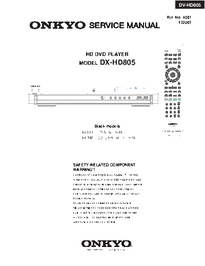 ONKYO hfe   dx-hd805 service en  ONKYO DVD DV-HD805 hfe_onkyo_dx-hd805_service_en.pdf