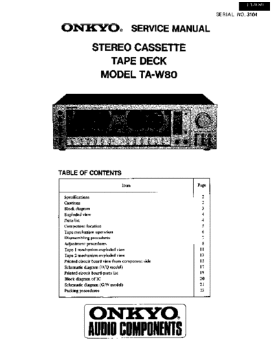ONKYO hfe onkyo ta-w80 service  ONKYO Audio TA-W80 hfe_onkyo_ta-w80_service.pdf
