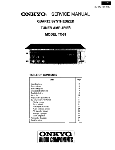 ONKYO hfe onkyo tx-61 service  ONKYO Audio TX-61 hfe_onkyo_tx-61_service.pdf