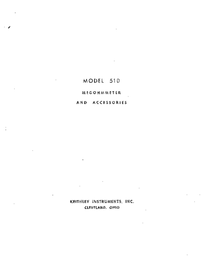 Keithley 510A(Model5100  Keithley 510 510A(Model5100.pdf