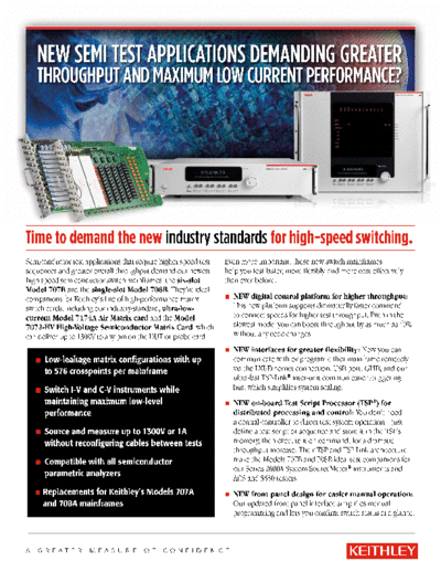 Keithley 707B 708B flyer  Keithley 707B 707B_708B_flyer.pdf