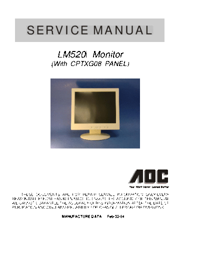AOC LM520i  AOC Monitor LM520i.pdf