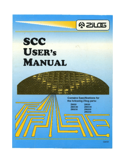 zilog SCC Users Manual 1992  zilog _dataBooks SCC_Users_Manual_1992.pdf